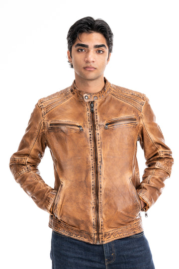 Lederjacke Tim
